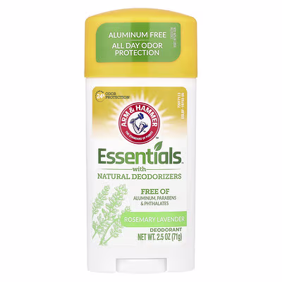 Arm & Hammer, Essentials™ with Natural Deodorizers, Deodorant, Rosemary Lavender, 2.5 oz (71 g)