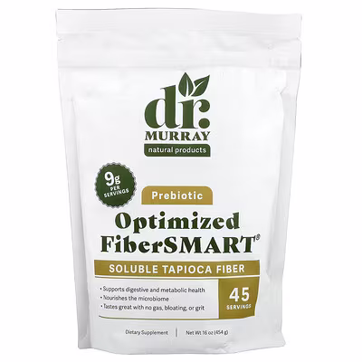 Dr. Murray's, Prebiotic, Optimized FiberSMART® Soluble Tapioca Fiber, 16 oz (454 g)