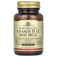Solgar, Sublingual Vitamin B12, 1,000 mcg, 250 Nuggets
