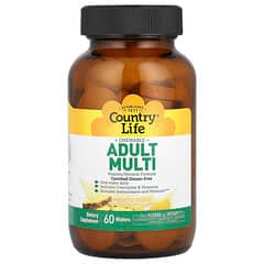 Country Life, Chewable Adult Multi, Pineapple-Orange, 60 Wafers