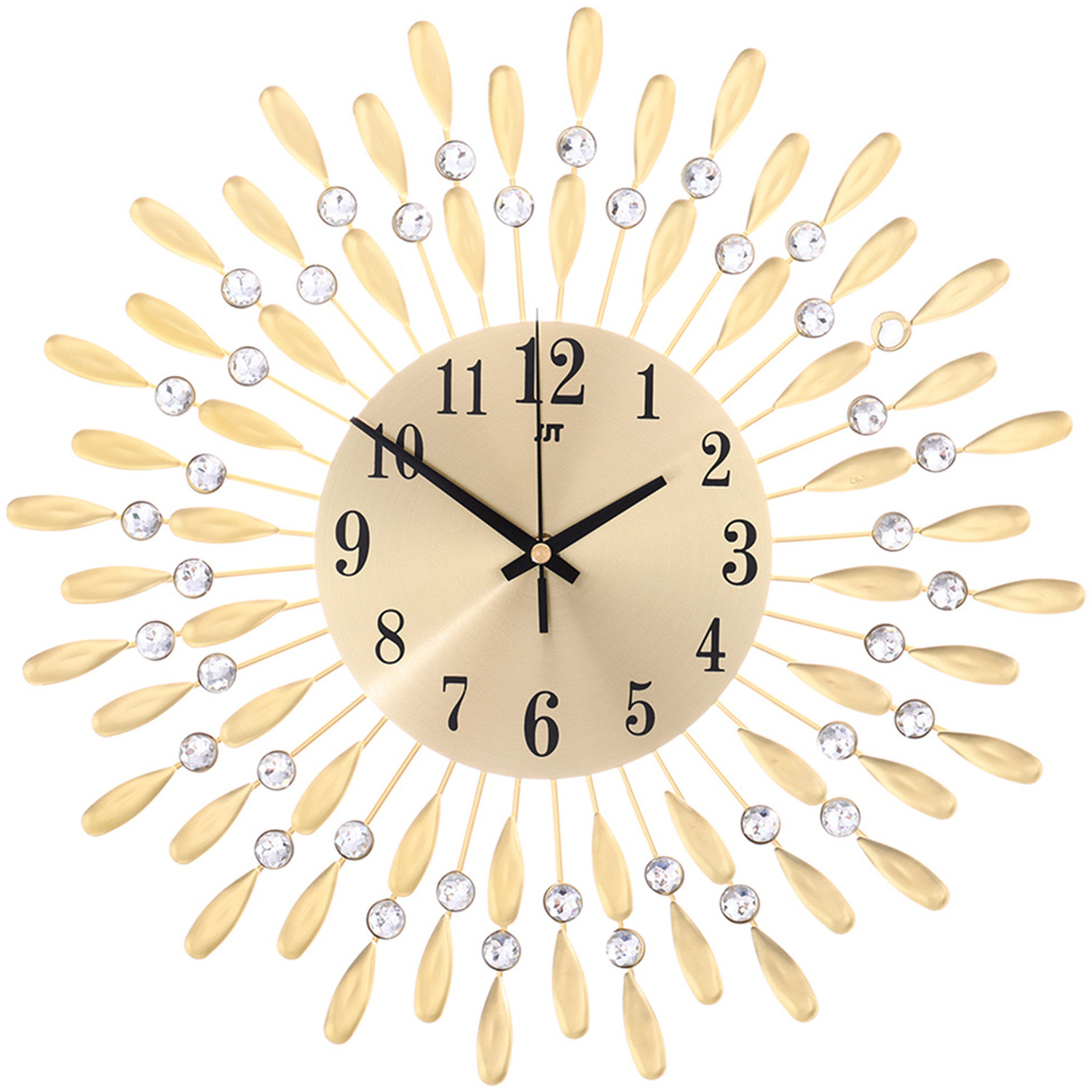 Crystal Sun-Shaped Wall Clock - Image 3
