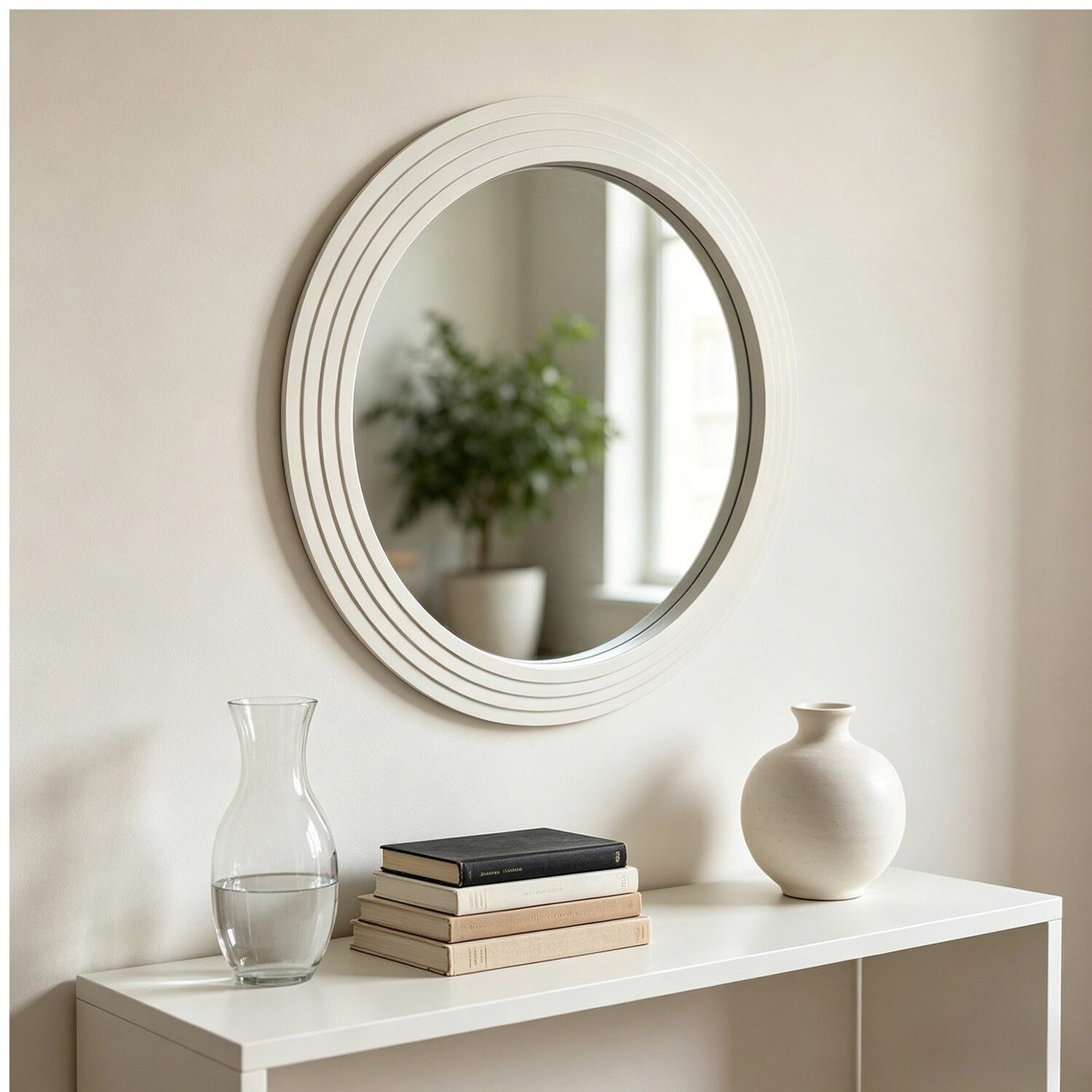 Evie Round Mirror - Image 2